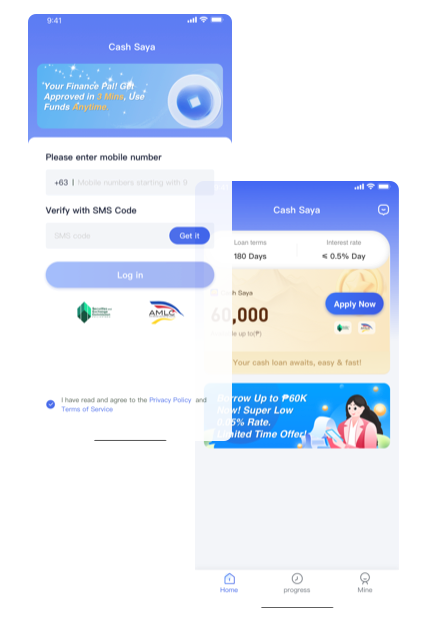 Cash Saya App Screenshot